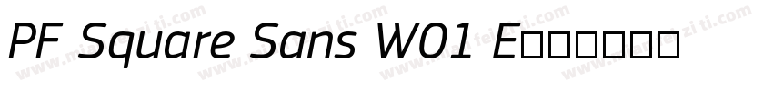 PF Square Sans W01 E字体转换
